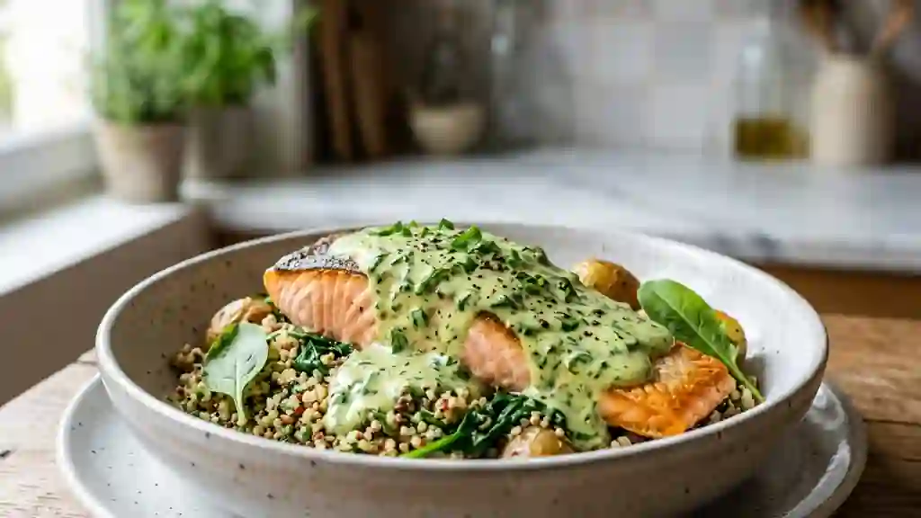 Sauce à l'oseille onctueuse et acidulée - Photo de présentation