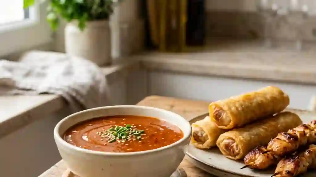 Sauce aigre-douce au curry veloutée - Photo de présentation