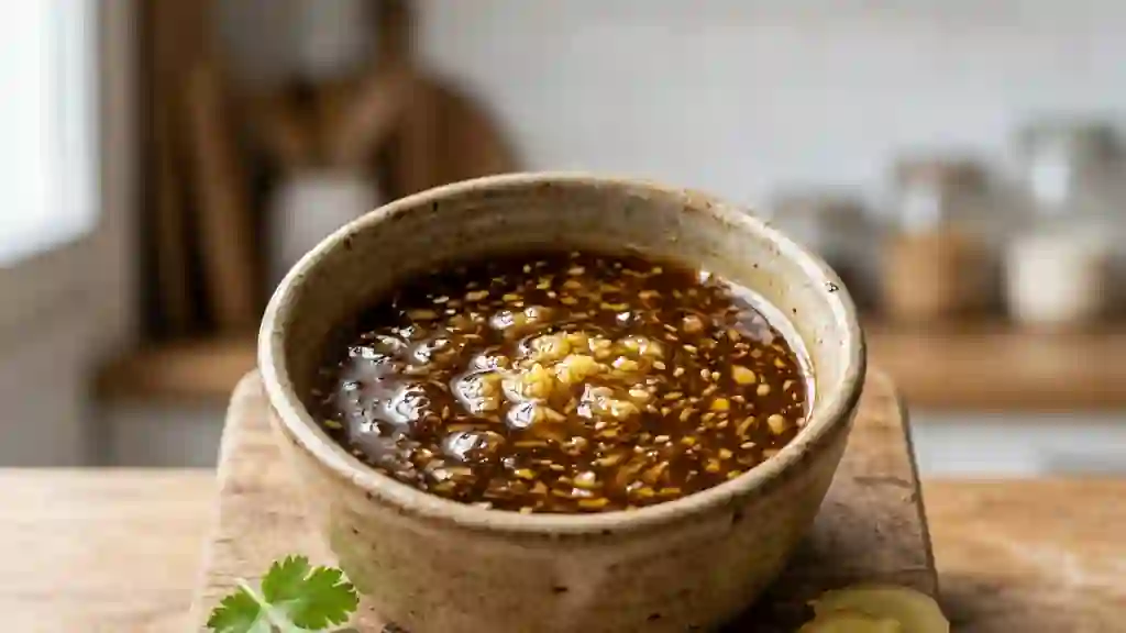 Sauce Gingembre Miel Intense et Veloutée - Photo de présentation