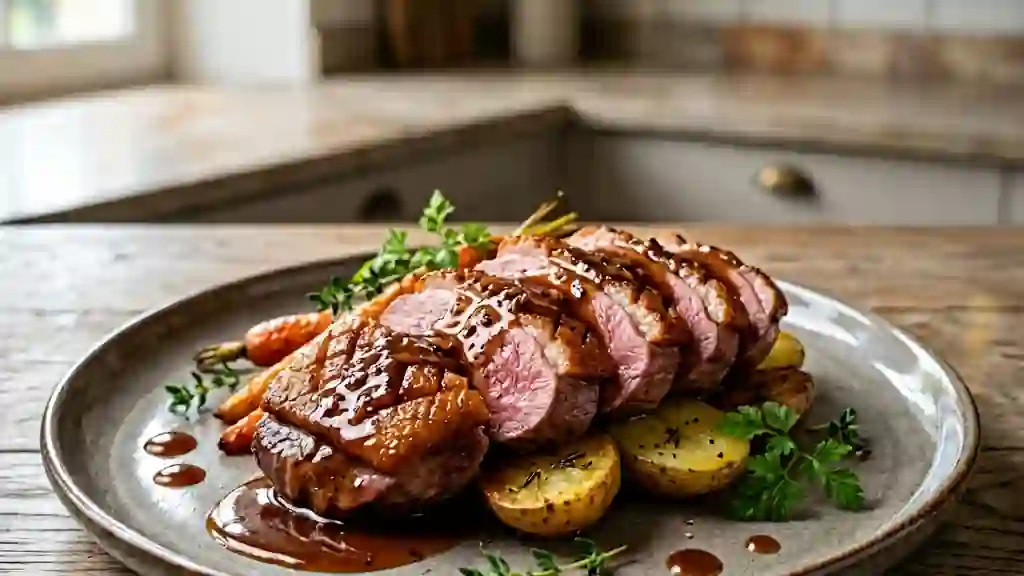 Sauce laquée au miel d'acacia - Photo de présentation