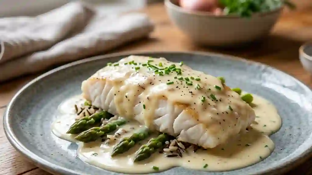 Sauce au Vin Blanc Crémée et Soyeuse - Photo de présentation