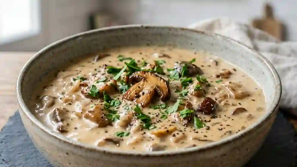 Sauce aux cèpes onctueuse et boisée - Photo de présentation