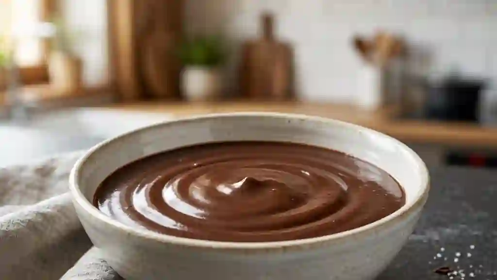 Béchamel au chocolat satinée et onctueuse - Photo de présentation