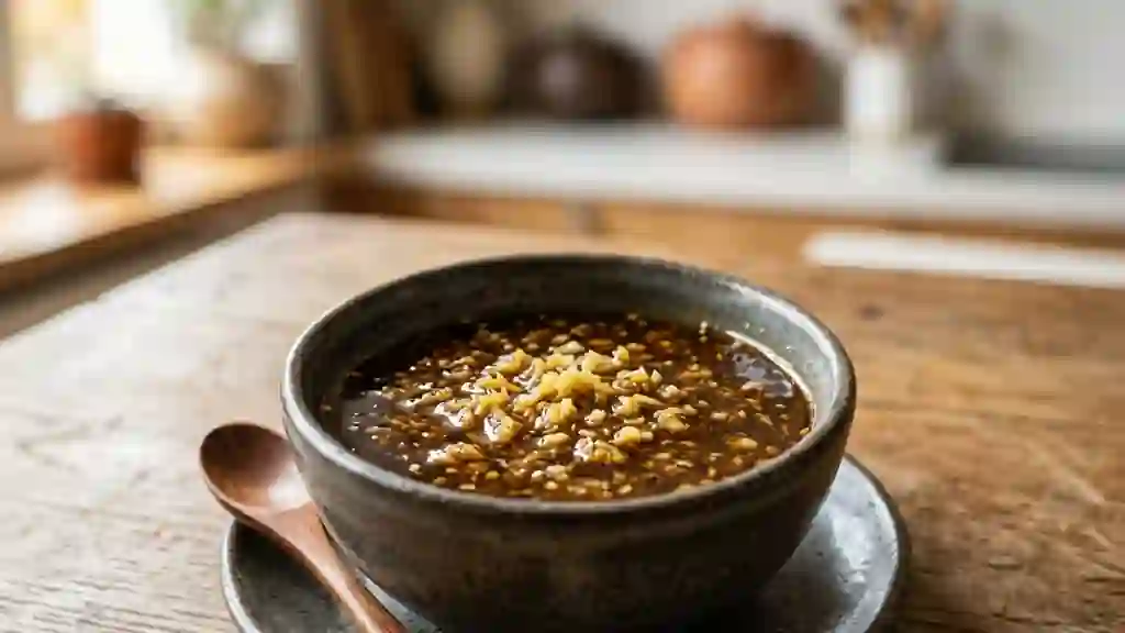 Sauce Soja-Gingembre Acidulée et Parfumée - Photo de présentation