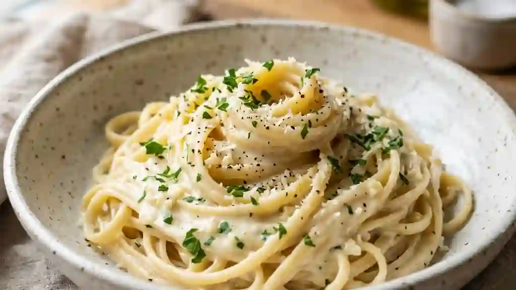 Crème d'ail fondante au parmesan - Photo de présentation