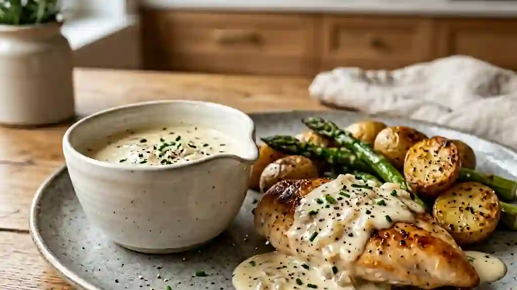 Sauce Onctueuse Échalotes et Vin Blanc - Photo de présentation