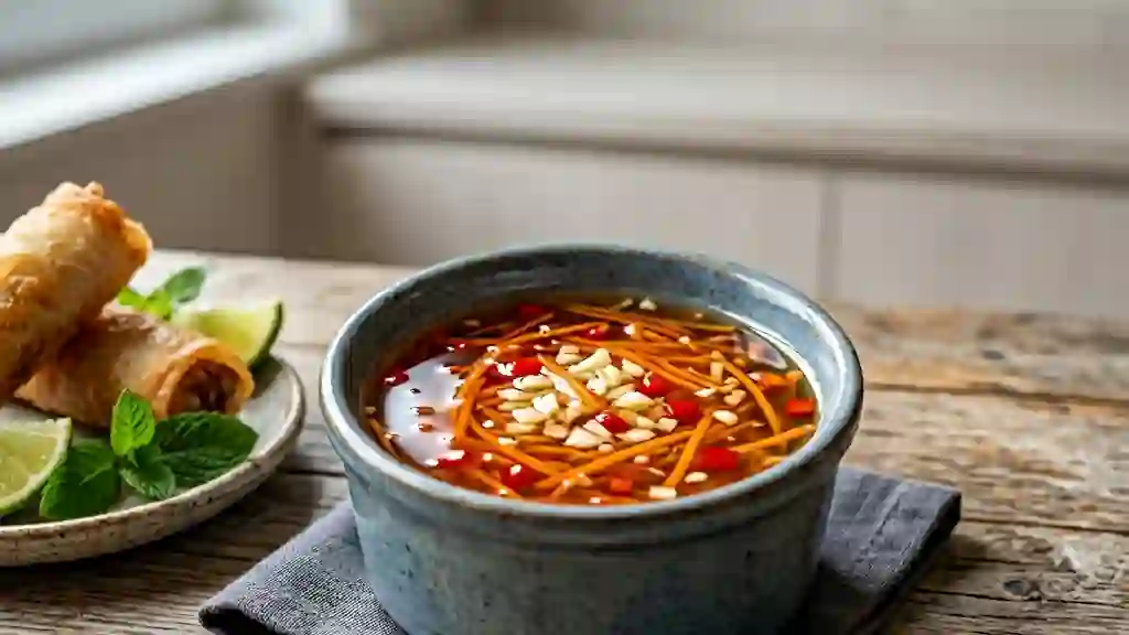 Sauce Nems Aigre-Douce et Éclats de Carotte - Photo de présentation