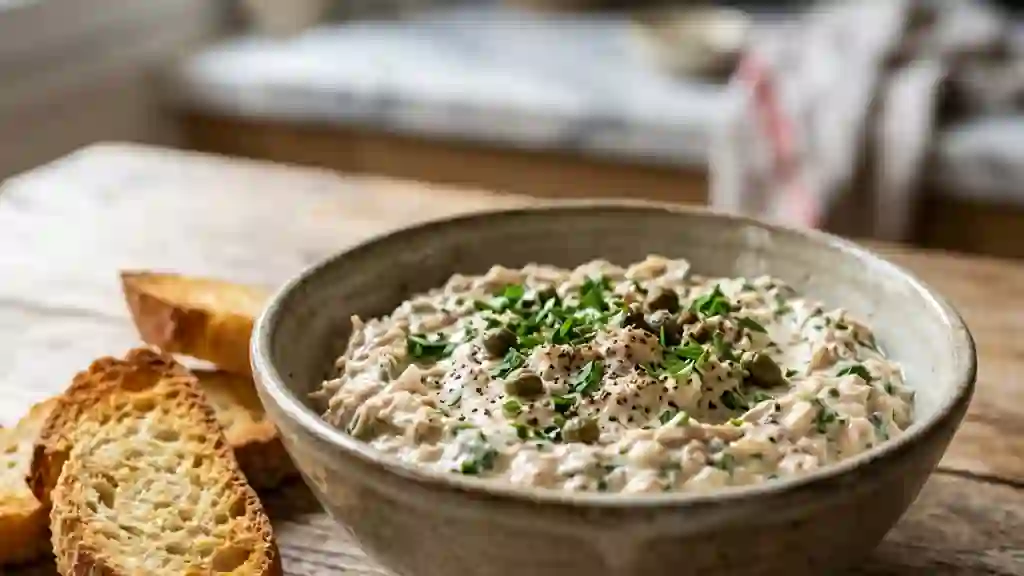 Tartinade de thon onctueuse aux câpres - Photo de présentation