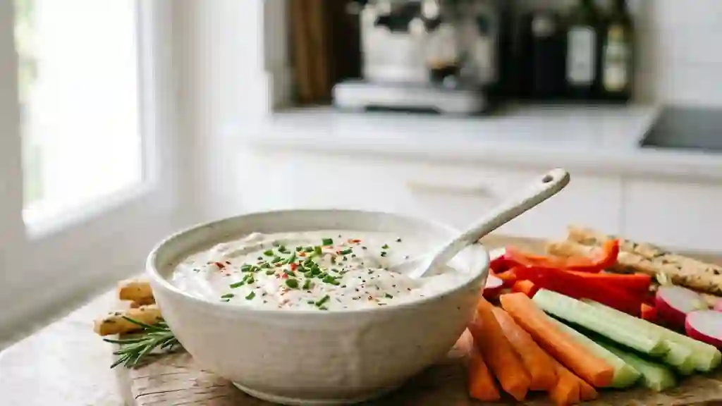 Dip Crémeux à la Ciboulette et Piment Doux - Photo de présentation
