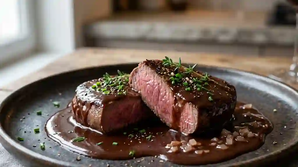 Sauce Onctueuse au Cacao et Vin Rouge - Photo de présentation