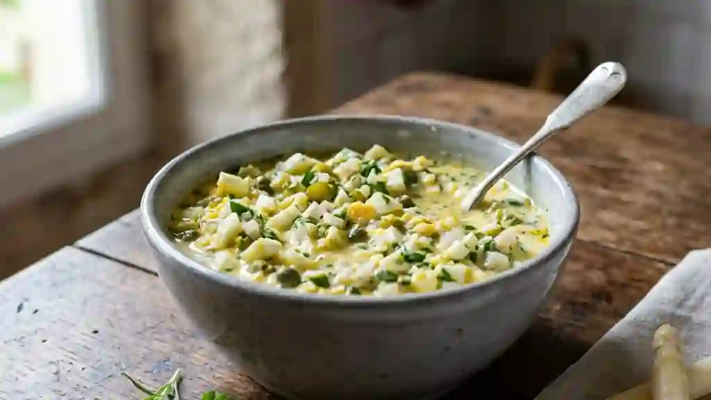 Sauce Gribiche Onctueuse aux Herbes Fraîches - Photo de présentation
