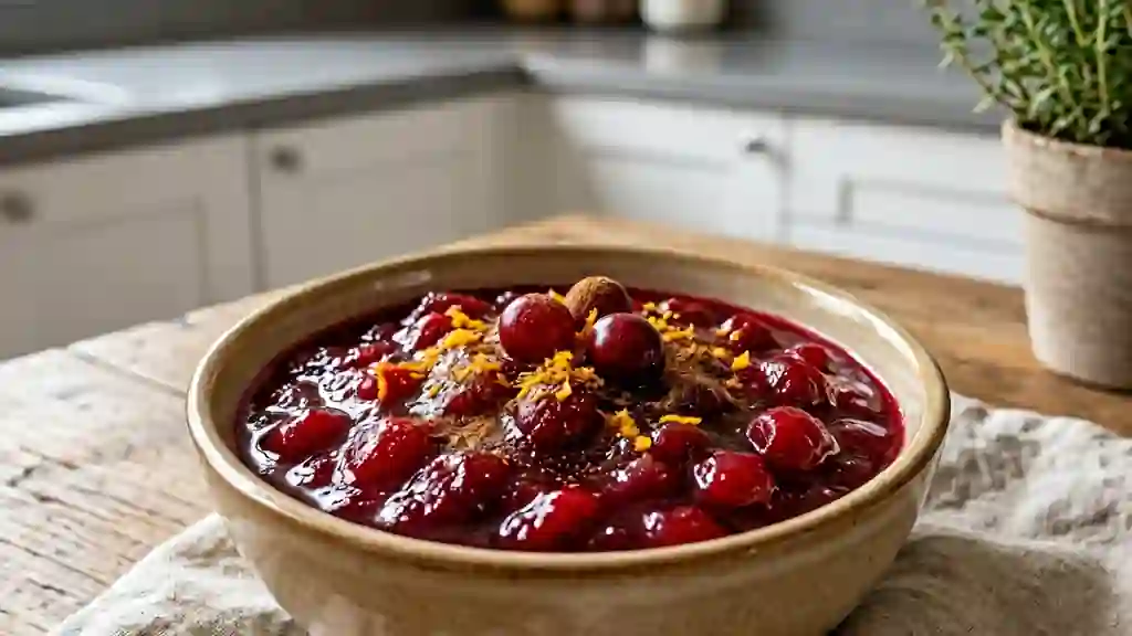 Sauce Canneberge & Orange : l'Éclat Acidulé - Photo de présentation