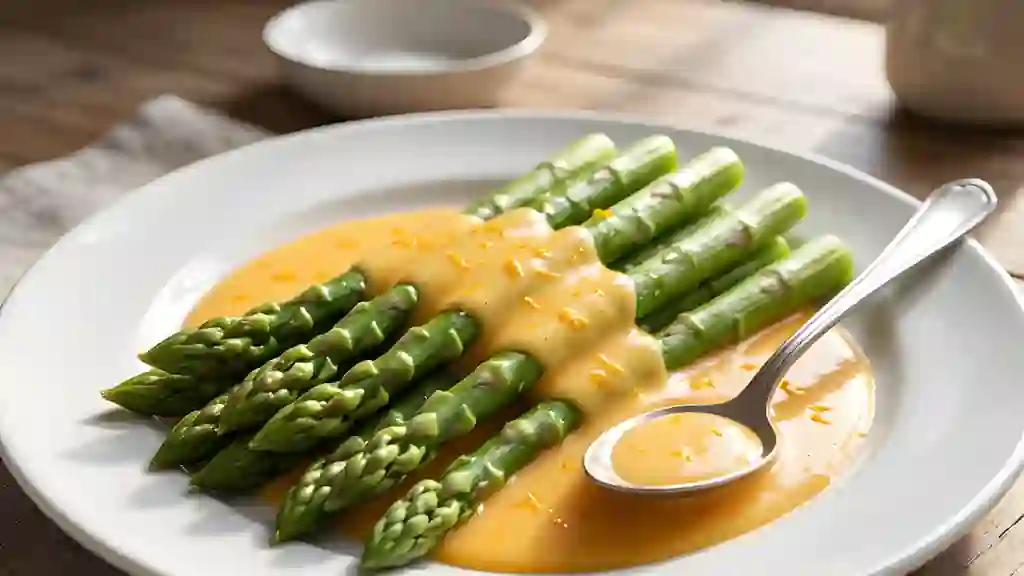 Sauce maltaise onctueuse à l'orange - Photo de présentation