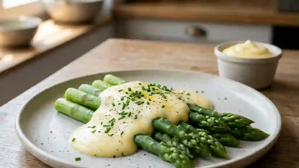 Sauce mousseline aérienne et onctueuse - Photo de présentation