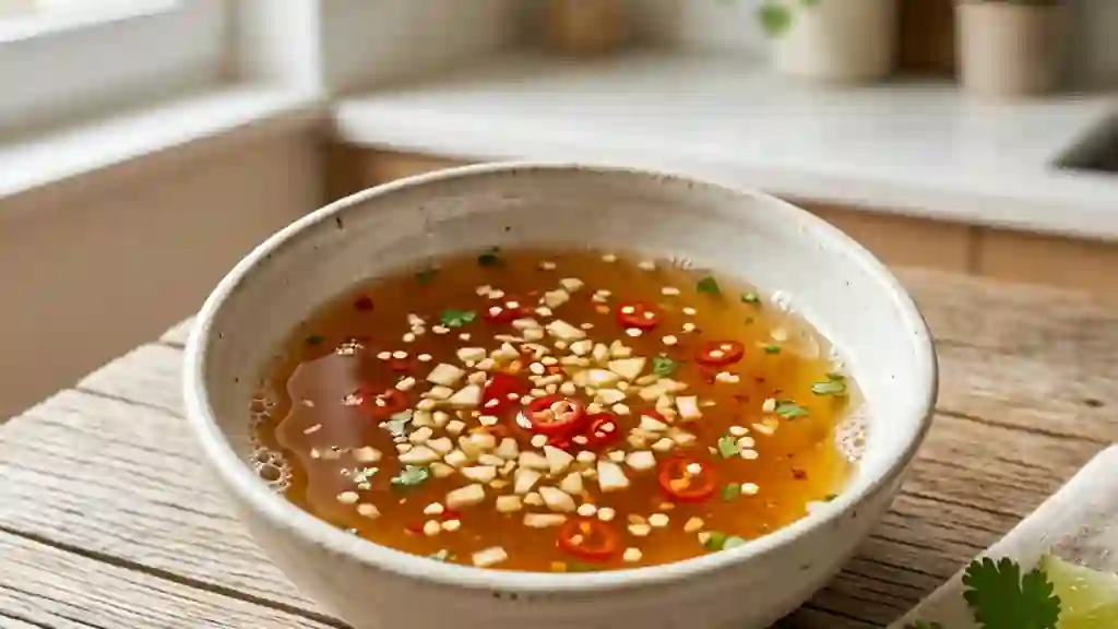 Sauce Nuoc Cham Acidulée et Pimentée - Photo de présentation