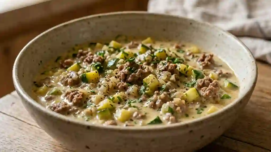 Sauce onctueuse au veau et courgettes - Photo de présentation