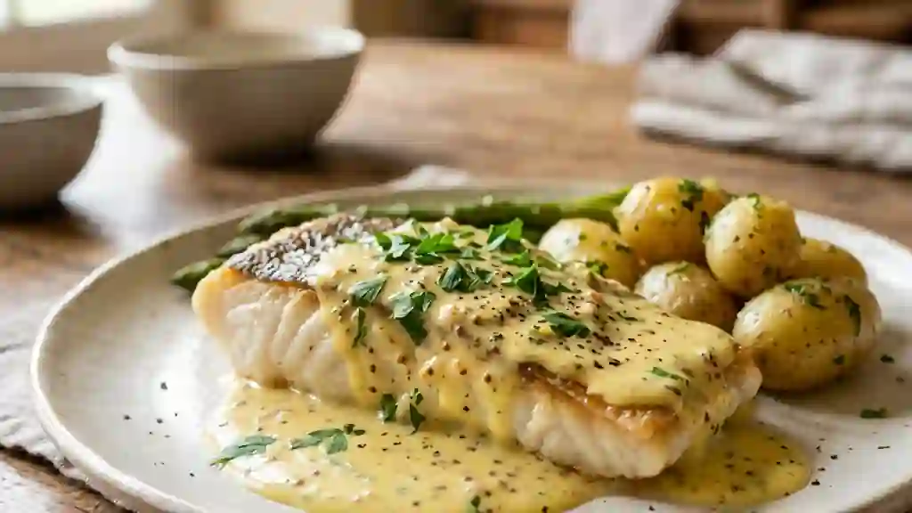 Sauce Moutarde Onctueuse et Citronnée - Photo de présentation