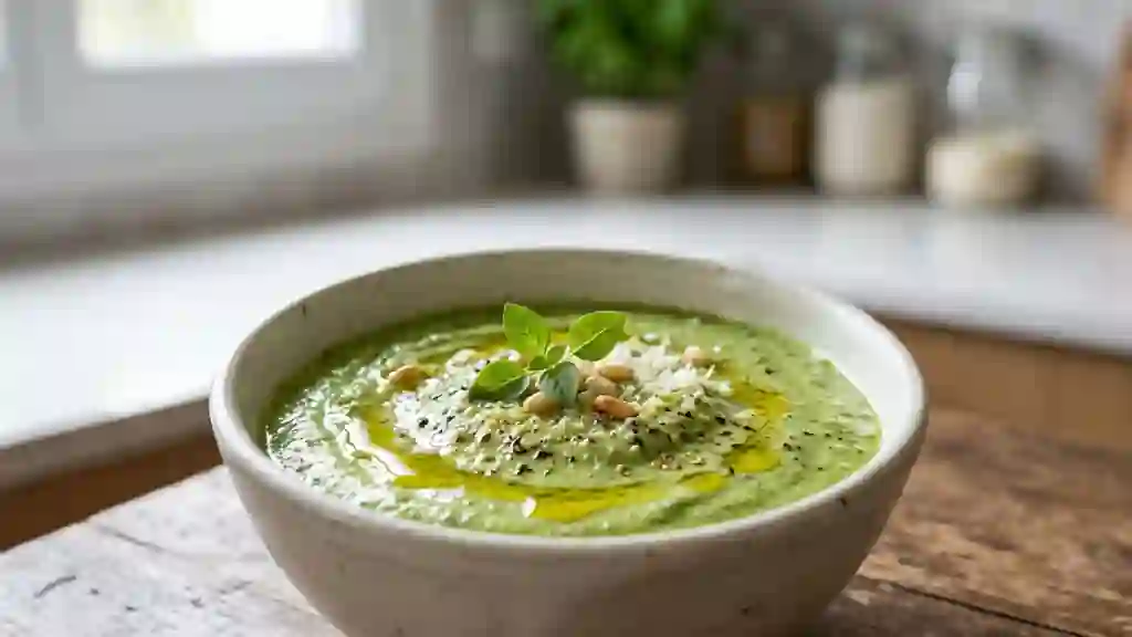 Crème de Ricotta au Pesto et Citron - Photo de présentation