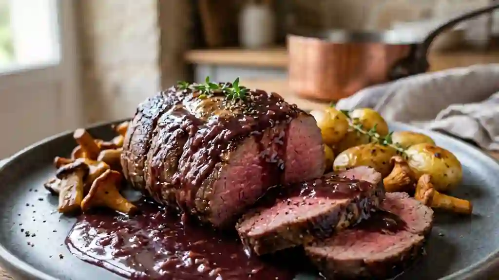 Sauce Foie Gras et Vin Rouge Veloutée - Photo de présentation