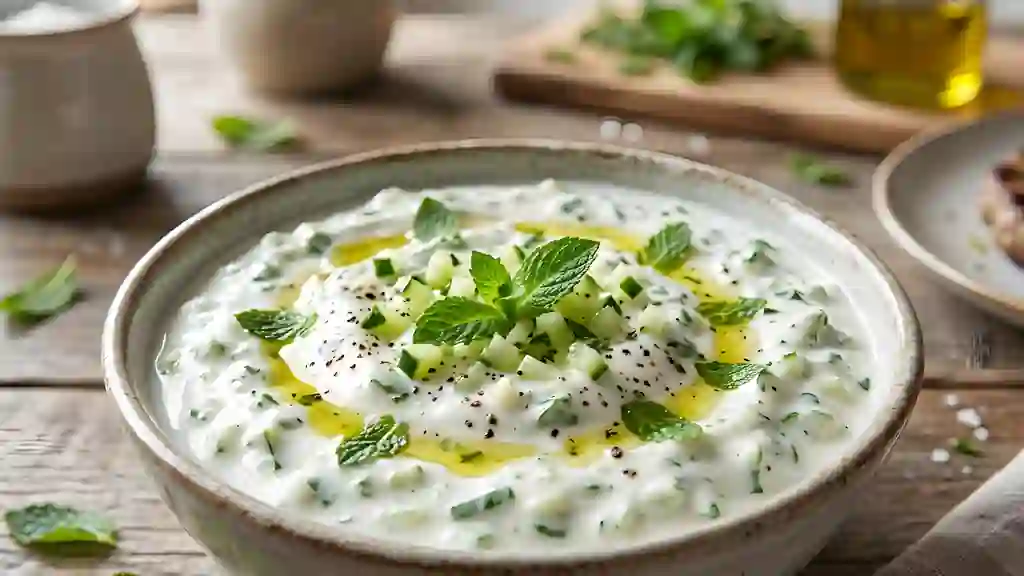 Sauce Onctueuse Concombre et Menthe Fraîche - Photo de présentation