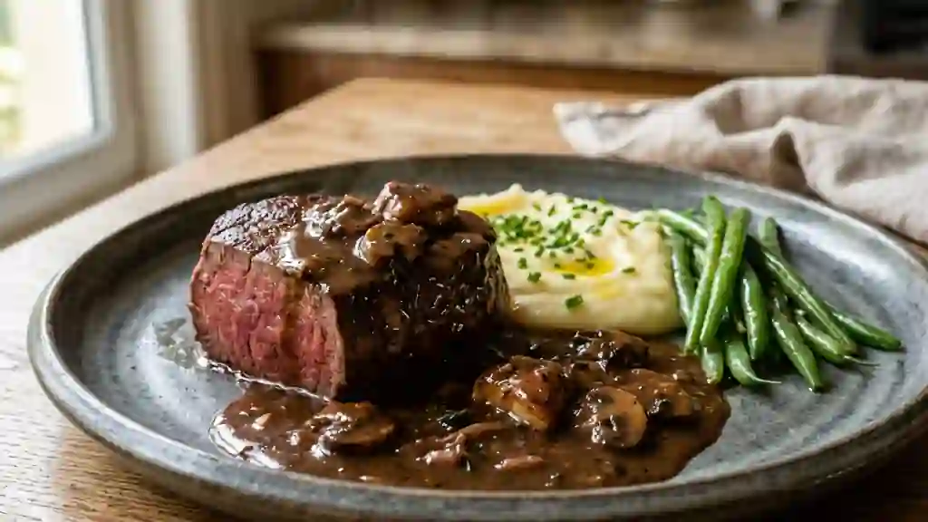 Sauce Périgourdine Onctueuse au Foie Gras - Photo de présentation