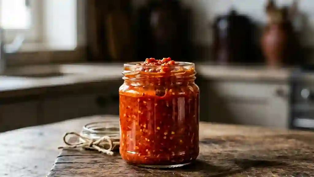 Sauce Pimentée Intense et Aillée - Photo de présentation