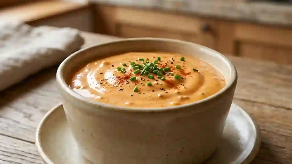 Sauce Crémeuse Ail et Paprika Doux - Photo de présentation