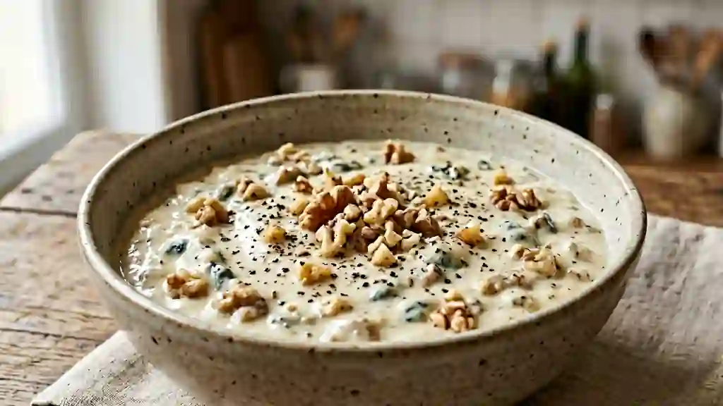 Sauce Roquefort Onctueuse aux Noix Croquantes - Photo de présentation