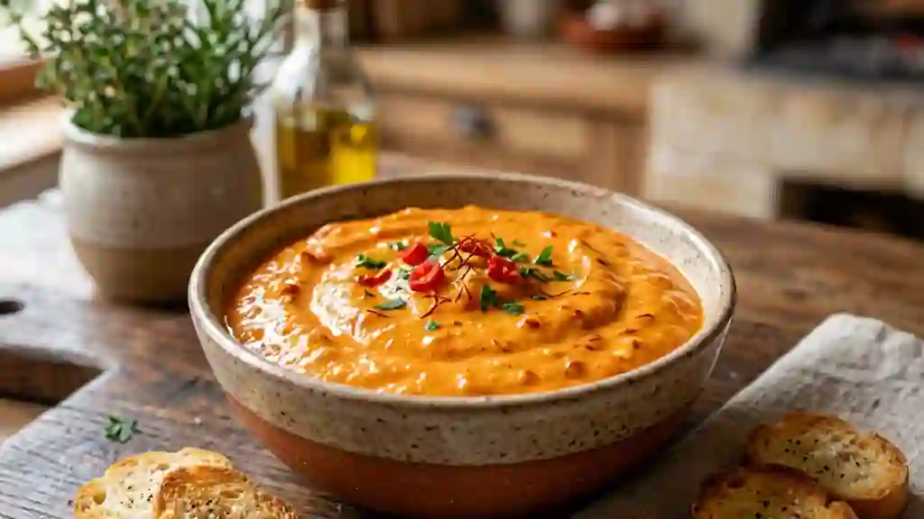 Rouille onctueuse au safran et piment frais - Photo de présentation