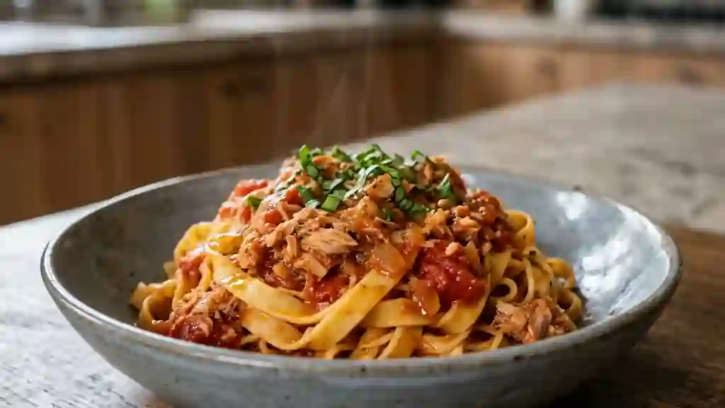 Sauce Thon et Tomate Fondante - Photo de présentation