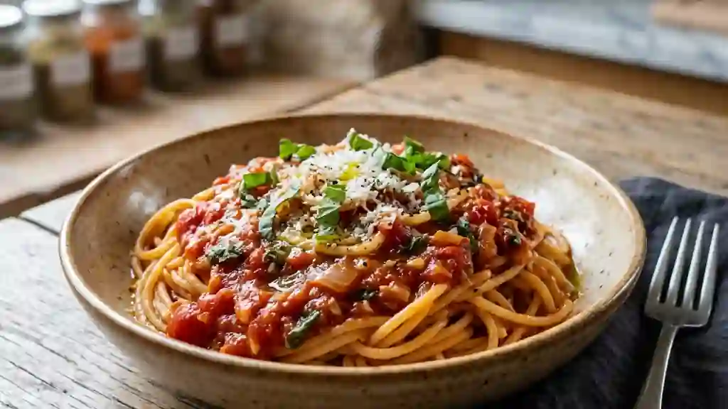 Sauce Tomate Fondante au Basilic - Photo de présentation