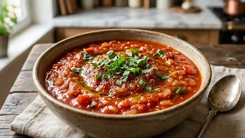 Sauce Tomate au Basilic Frais - Photo de présentation