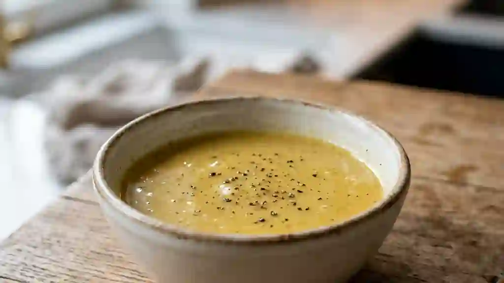 Vinaigrette onctueuse miel et moutarde - Photo de présentation