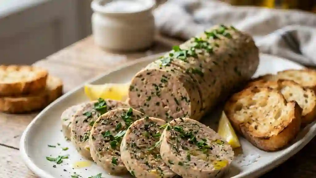 Saucisson de thon frais et citronné - Photo de présentation