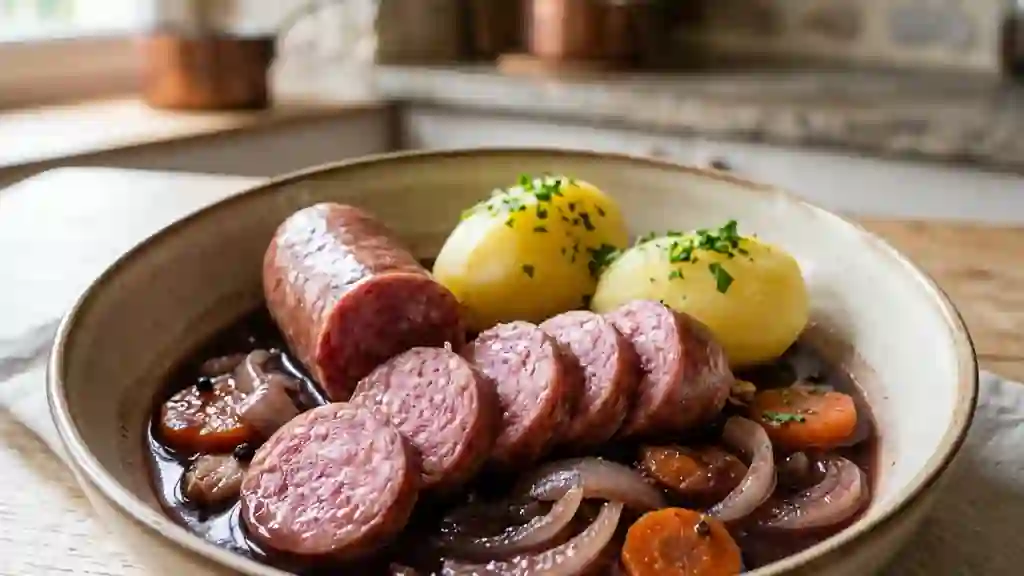Saucisson à la Bourguignonne Tendre et Viné - Photo de présentation