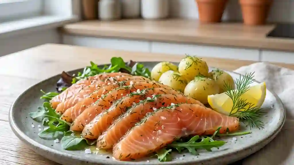 Saumon Gravlax Fondant à l'Aneth Fraîche - Photo de présentation