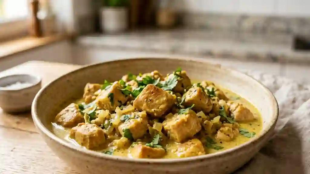 Sauté de dinde coco & curry fondant - Photo de présentation