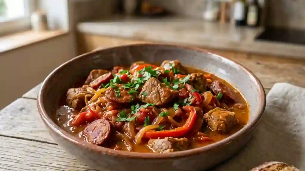 Sauté de veau fondant au chorizo relevé - Photo de présentation