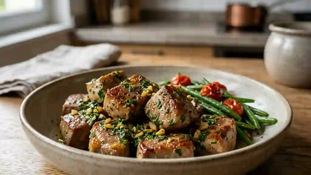 Sauté de veau tendre en persillade - Photo de présentation