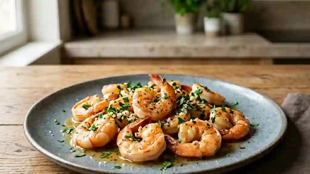 Scampis à l'Armagnac et Beurre Noisette - Photo de présentation