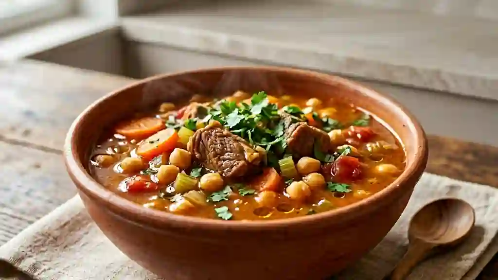 Schorba Parfumée à l'Agneau et Pois Chiches - Photo de présentation