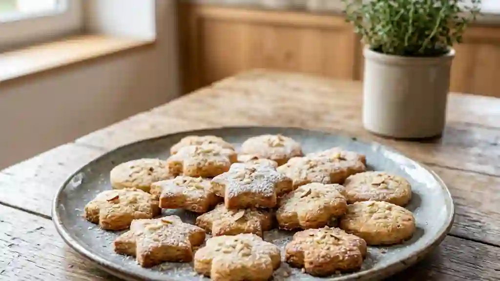 Schwoewebredele : sablés fondants à l'amande - Photo de présentation