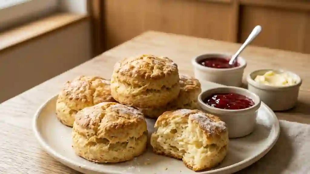 Scones Anglais Moelleux au Beurre Frais - Photo de présentation