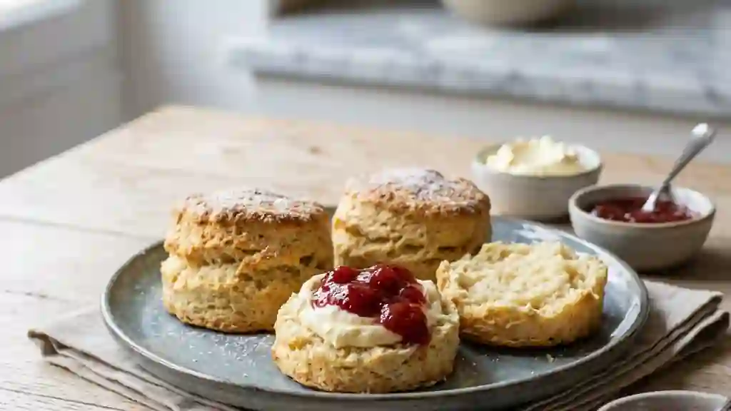 Scones Anglais Moelleux et Beurrés - Photo de présentation