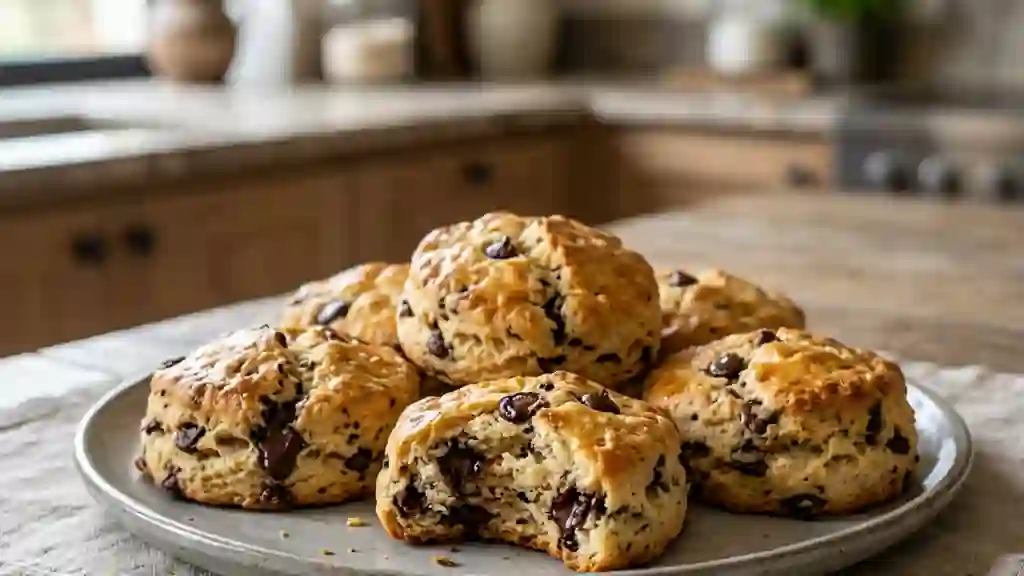 Scones Moelleux et Fondants au Chocolat - Photo de présentation