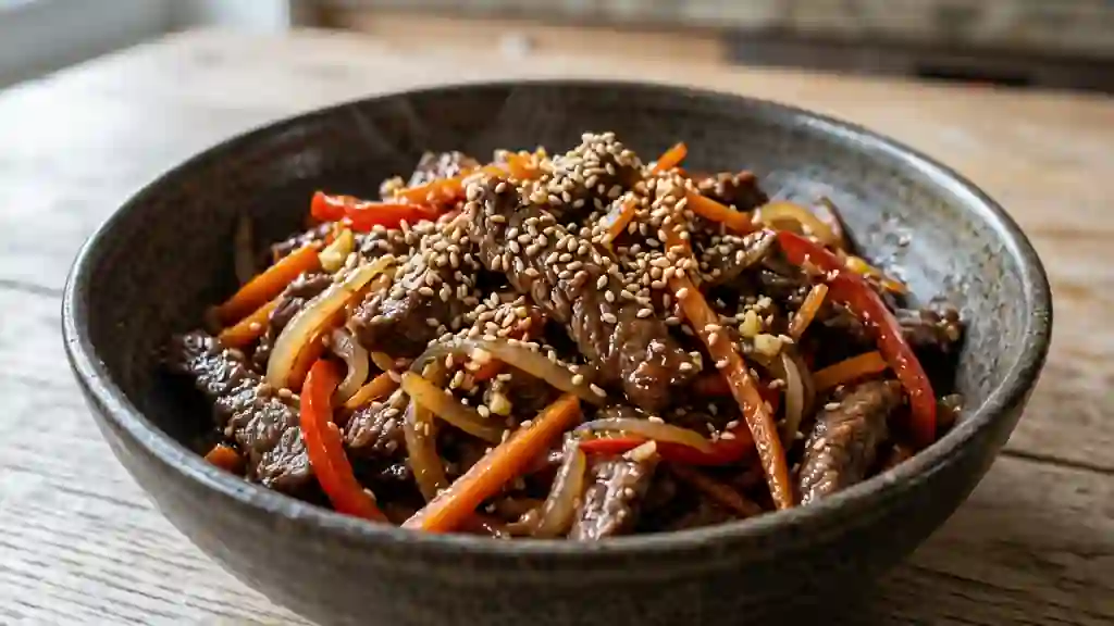 Semoor de bœuf au soja et gingembre frais - Photo de présentation