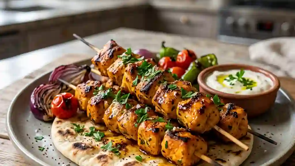 Shish Taouk au Poulet Citronné et Épices - Photo de présentation