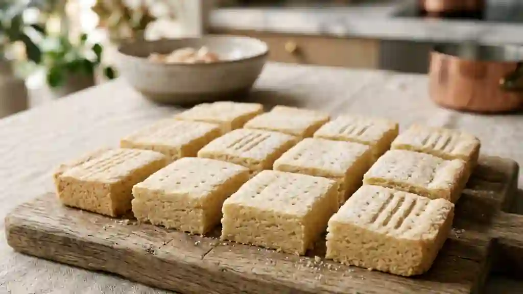 Shortbread écossais sablé et fondant - Photo de présentation