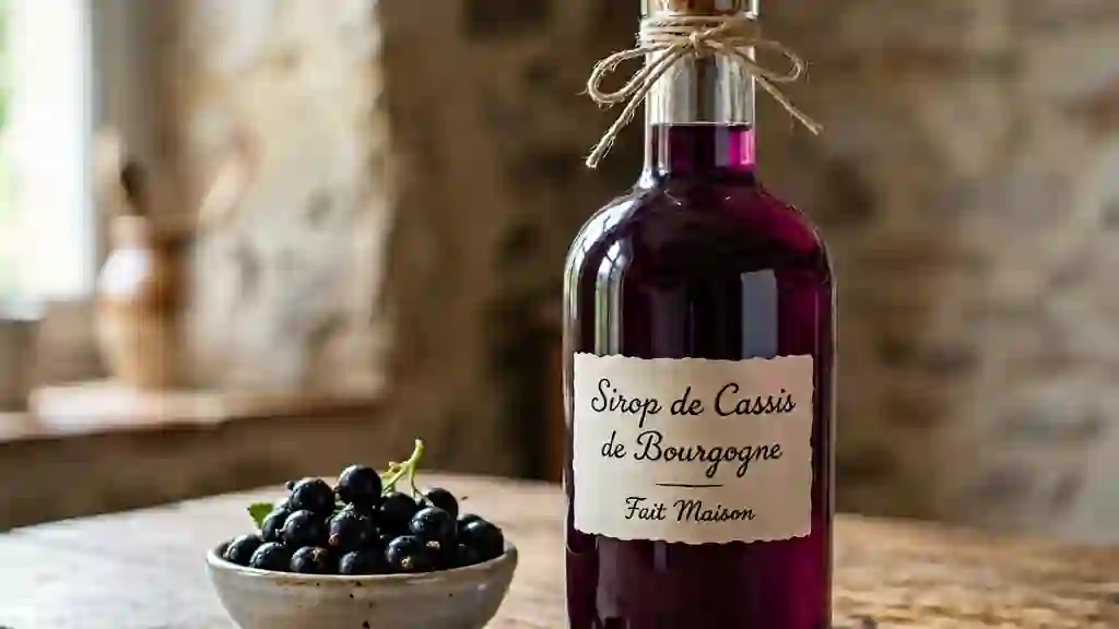 Sirop de Cassis Intense de Bourgogne - Photo de présentation