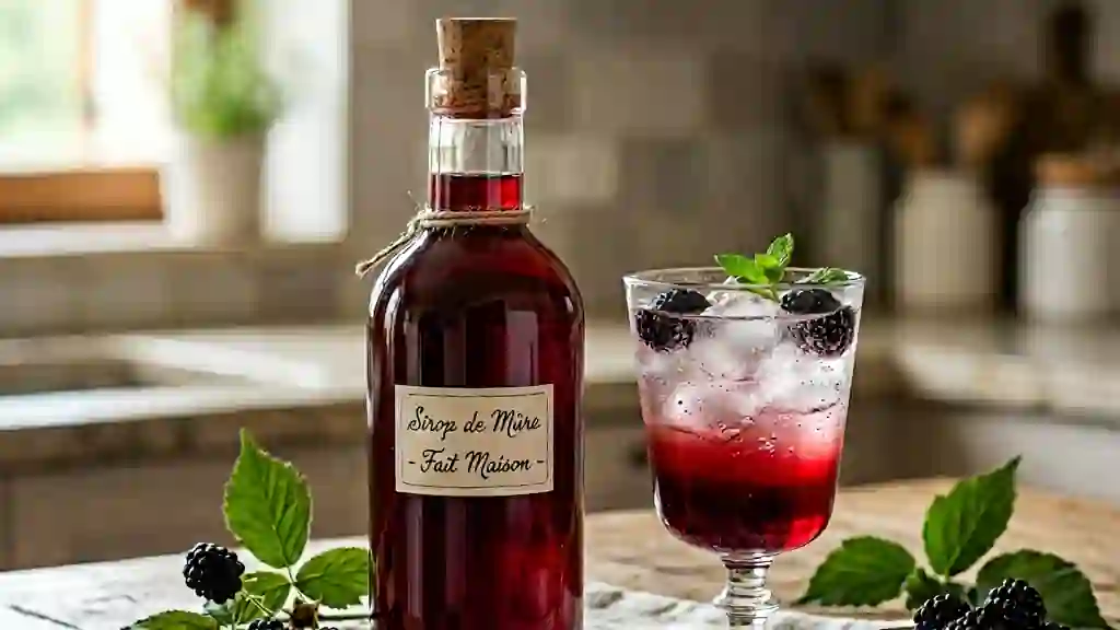 Sirop de mûre intense et velouté - Photo de présentation